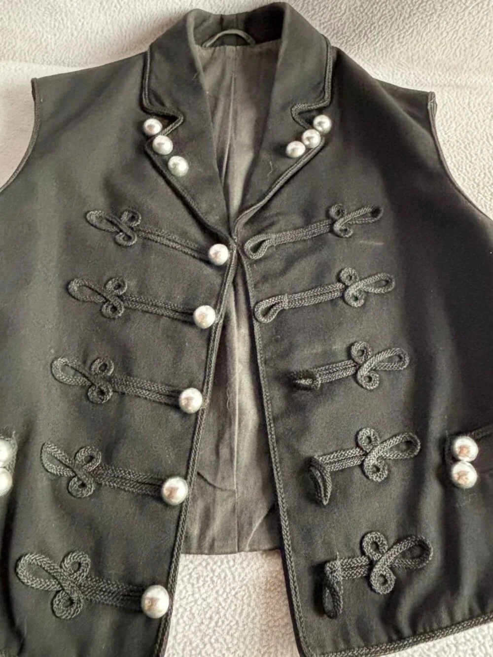 Hungarian Bocskai Folk Vest Soutache Studded Military Nobility